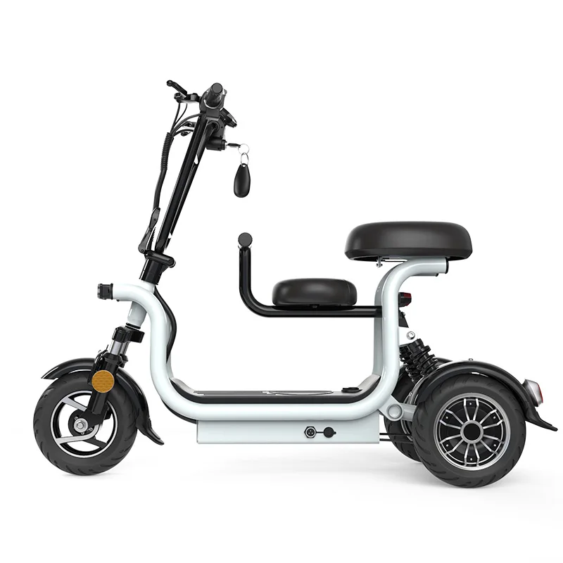 

CC Dual motor 3 wheel 48V foldable mobility scooter bike electric tricycle