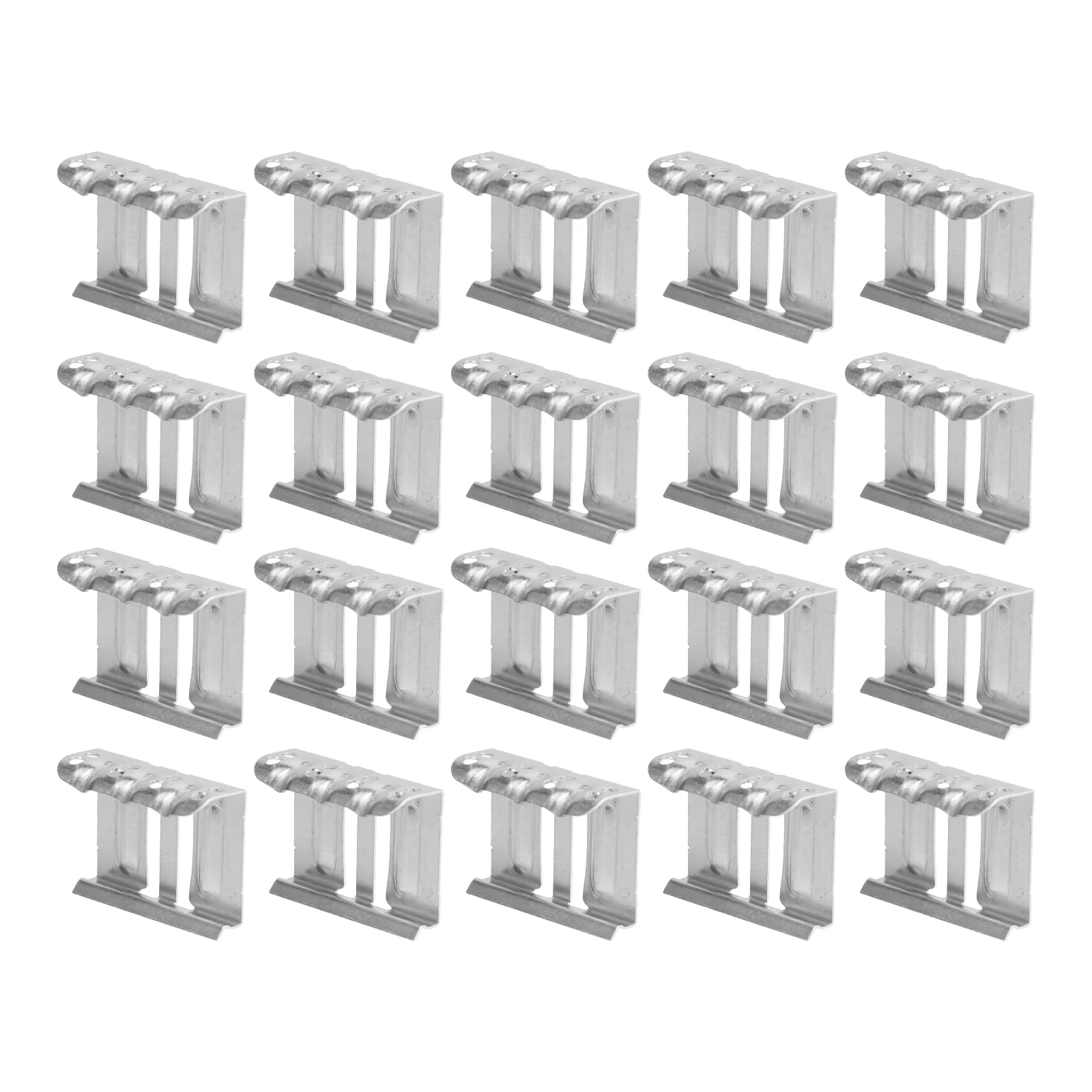 For Solar Panel Installations Aluminum Alloy Clip Multi-environment Drainage Clamp Silver Aluminum Alloy Material