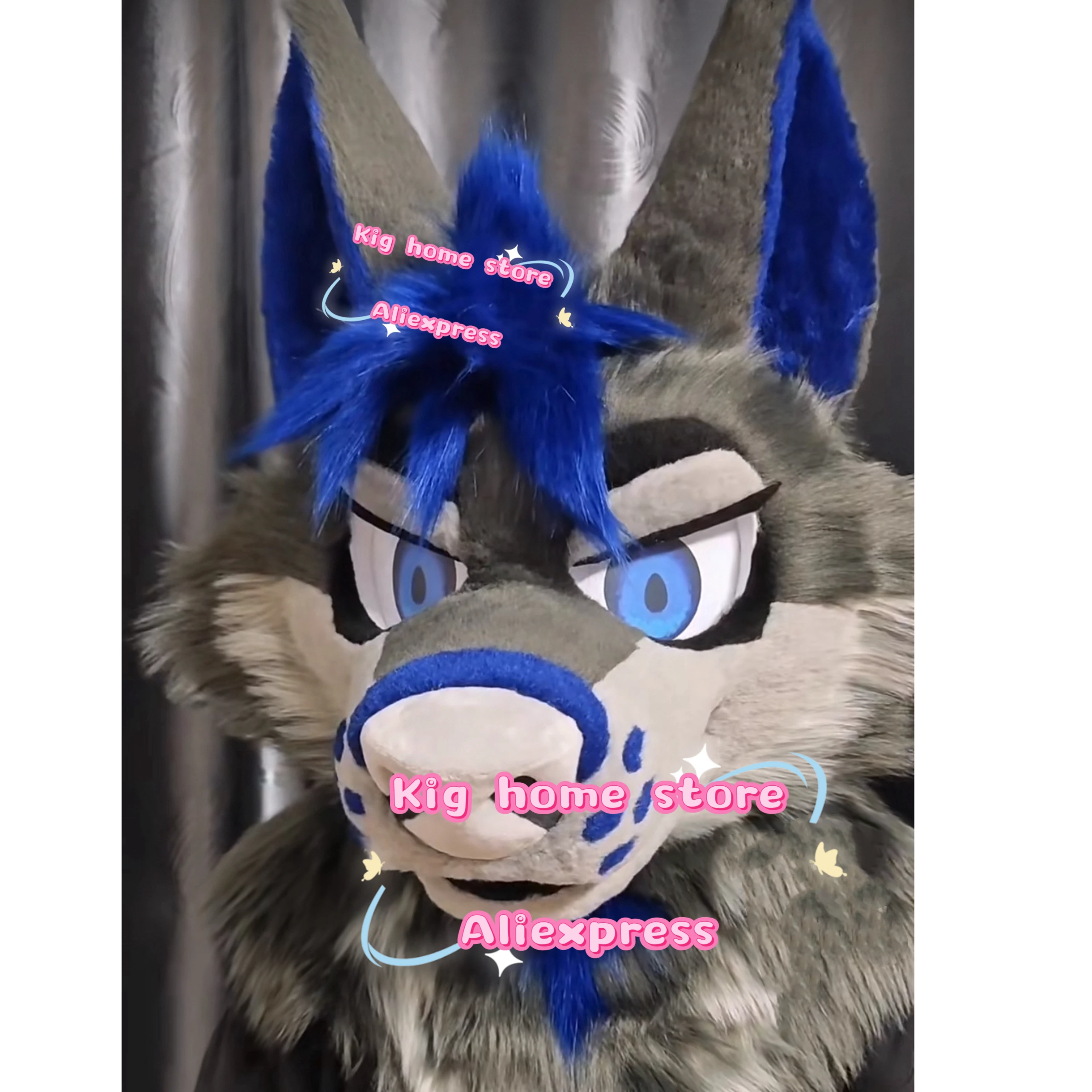 

Меховой костюм, гарнитуры кигуруми, пушистые костюмы для косплея, индивидуальная пушистая голова животного Comiket, кукла Rubbit Cat Comiket, пушистая кукла