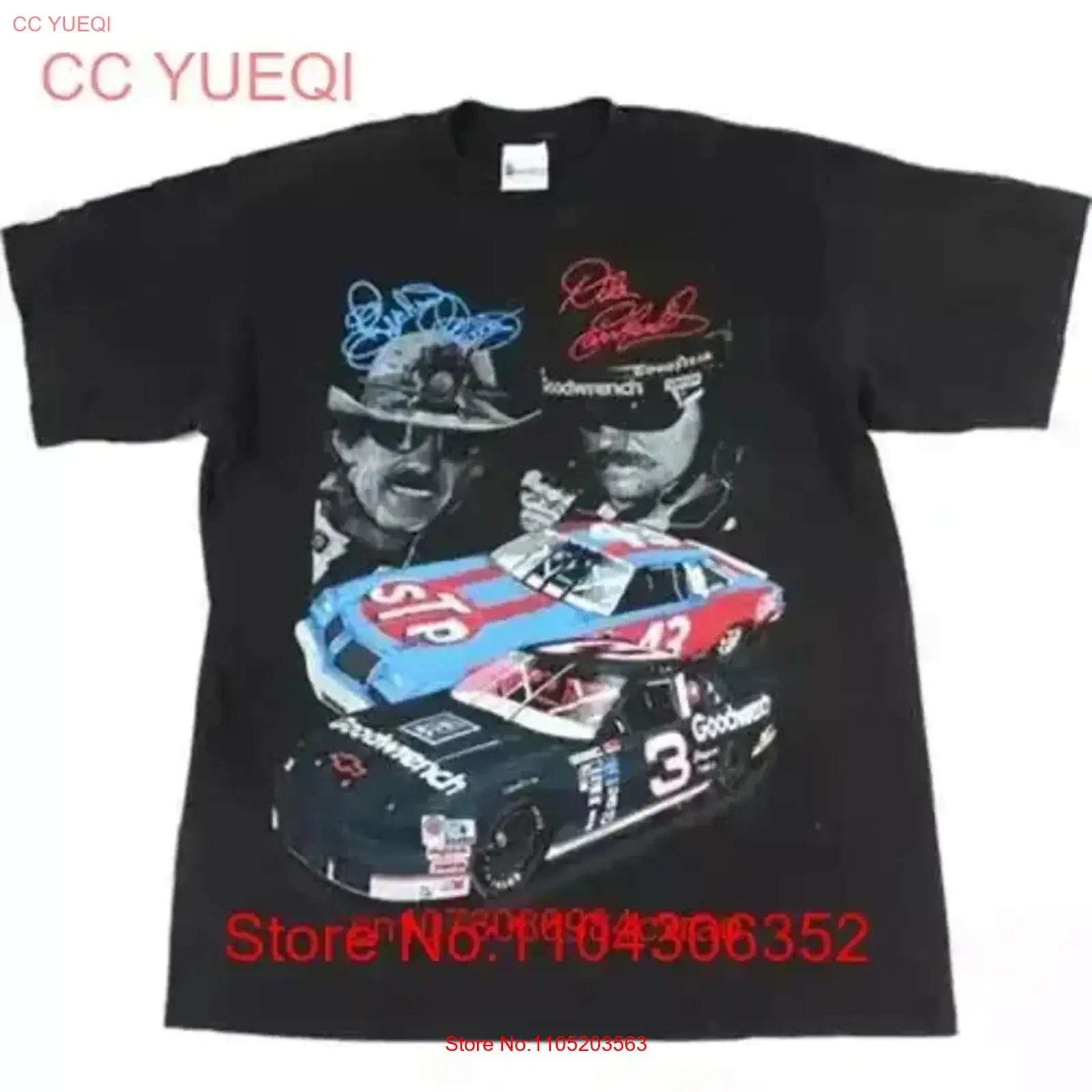 Vintage Richard Petty Dale Earnhardt T Shirt Winston Cup Champs Size S 5XL vintage Washed Breathable Unisex graphic Stylish