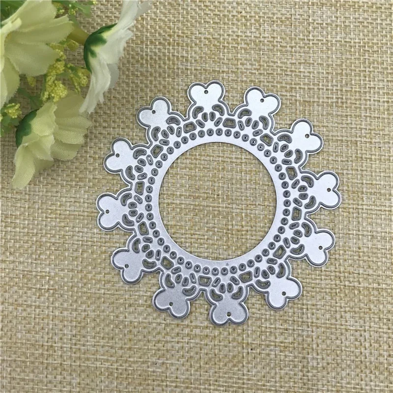 

Love Heart Round Metal Cutting Dies Stencils for Card Making Decorative Embossing Suit Paper Cards