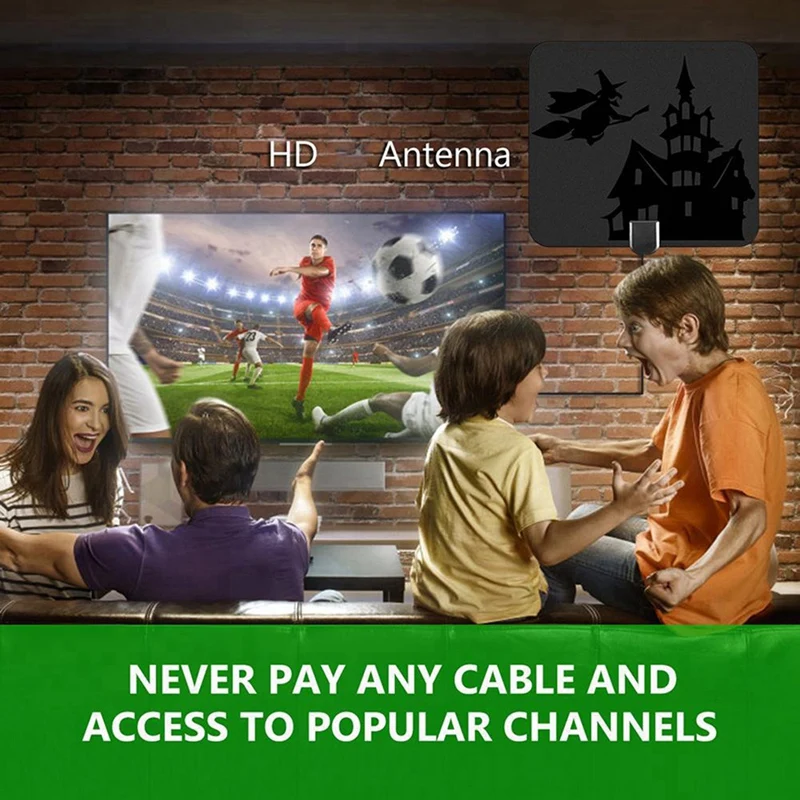 Witch HDTV Indoor TV Antenna Home Terrestrial TV HD Reception Digital Antenna