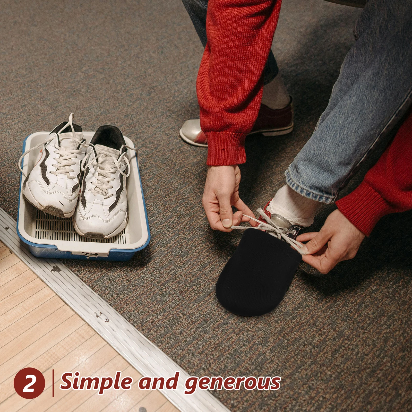 

1 Pair Shoe Covers Elastic Slider for Accessories Kids Bowling Accessories Shoes Sports Tool Slipping Mat Durability Fit