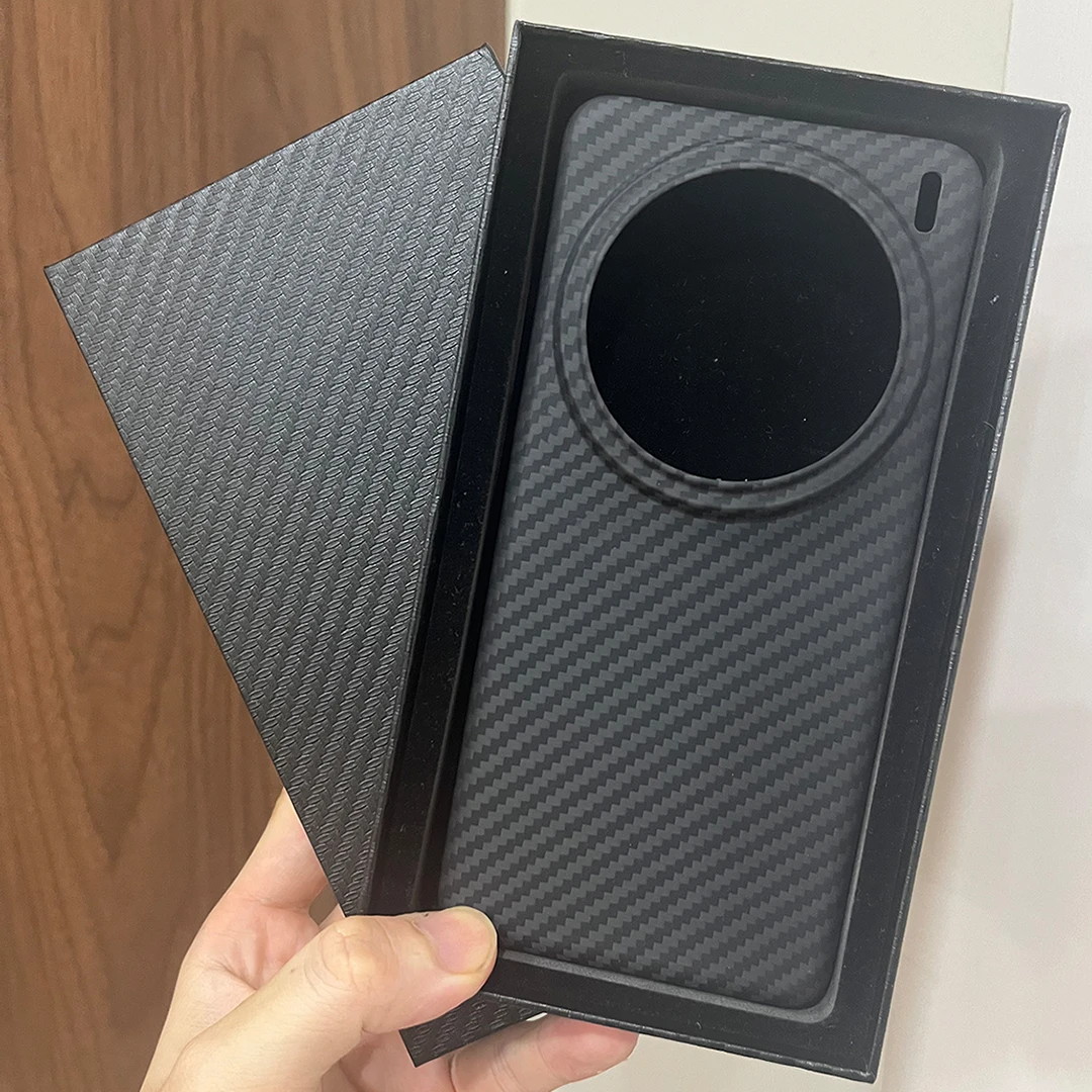 Real 600D Aramid Carbon Fiber Protector Phone Case Cover On For VIVO X200 Pro Mini 5G Global VivoX200 X 200 X200Pro 256/512/1TB