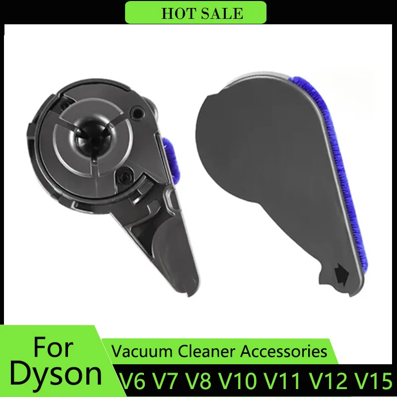 Roller Brush Bar End Cap Cover For Dyson V6 V7 V8 V10 V11 V12 V15 Vacuum Cleaner Soft Plush Strips End Cap Side Replacement Part