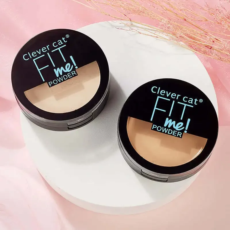 Double Layer Pressed Powder Fresh Concealer 2 In 1 Nature Moisturizing Face Powder Smooth Foundation Whitening Brighten Cosmetic