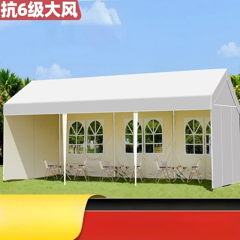 Large commercial wind-resistant canopy Outdoor mobile parking shed Awnings for market stalls Internet celebrities Camping tents