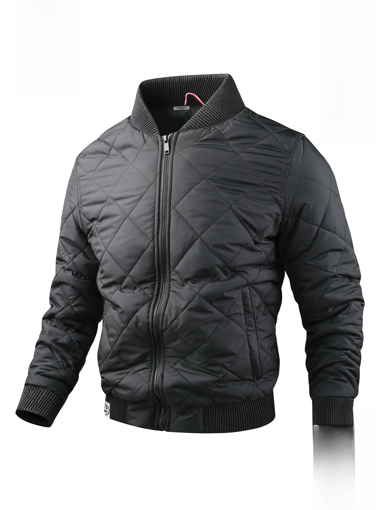 

Зимняя куртка Paul Frank из утолщенного хлопка для мужчин: теплая, свободного кроя, молодежная, модная, из полиэфирного волокна, с длинными рукавами, на молнии