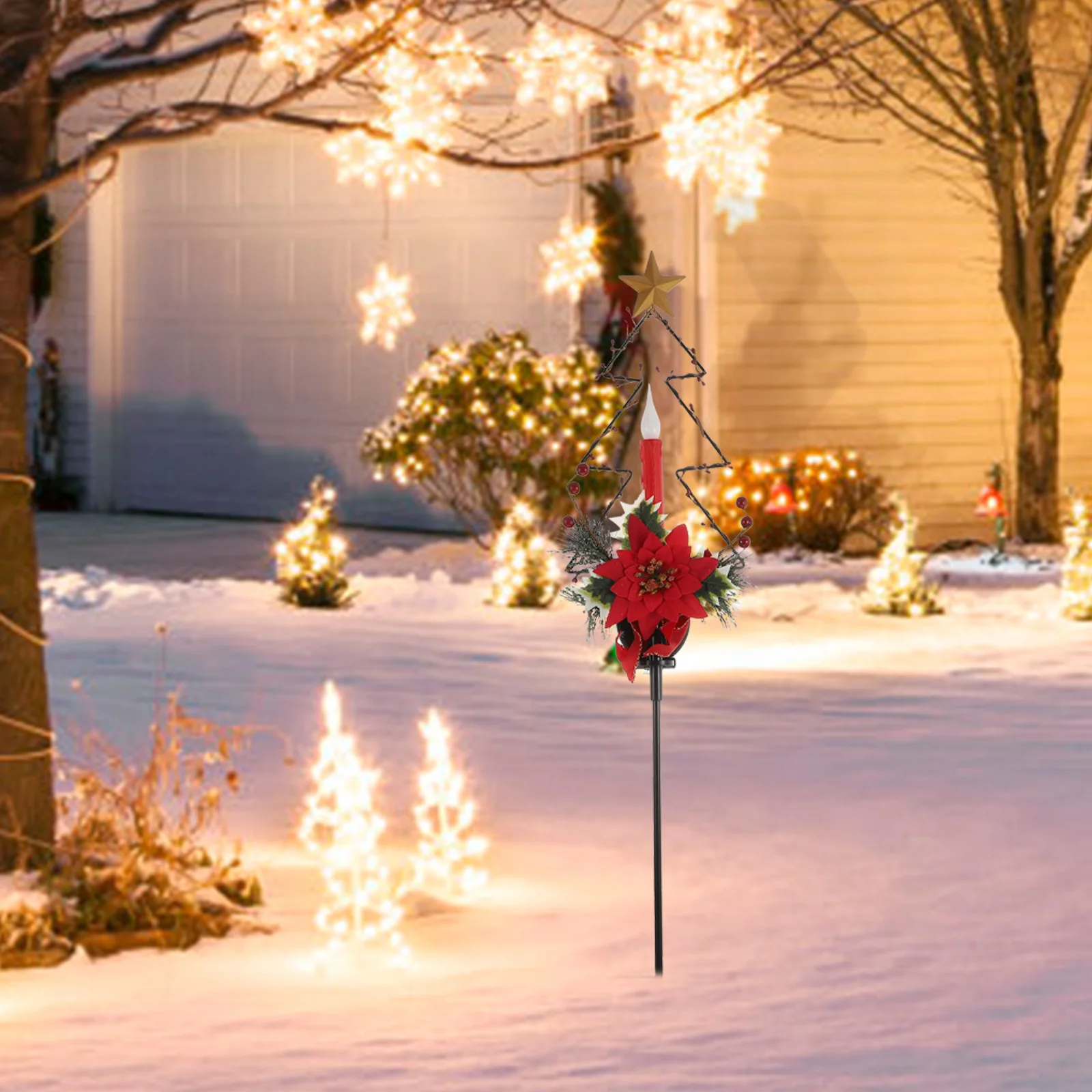

Light Decoration Lamp LED Solar-powered Lawn Lights Fabric Decorative