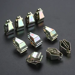 10Pcs Metal Clips Universal Car Interior Door Trim Panel Clip Fasteners Fixed Retainer Buckle Rivets Auto Interior Accessories