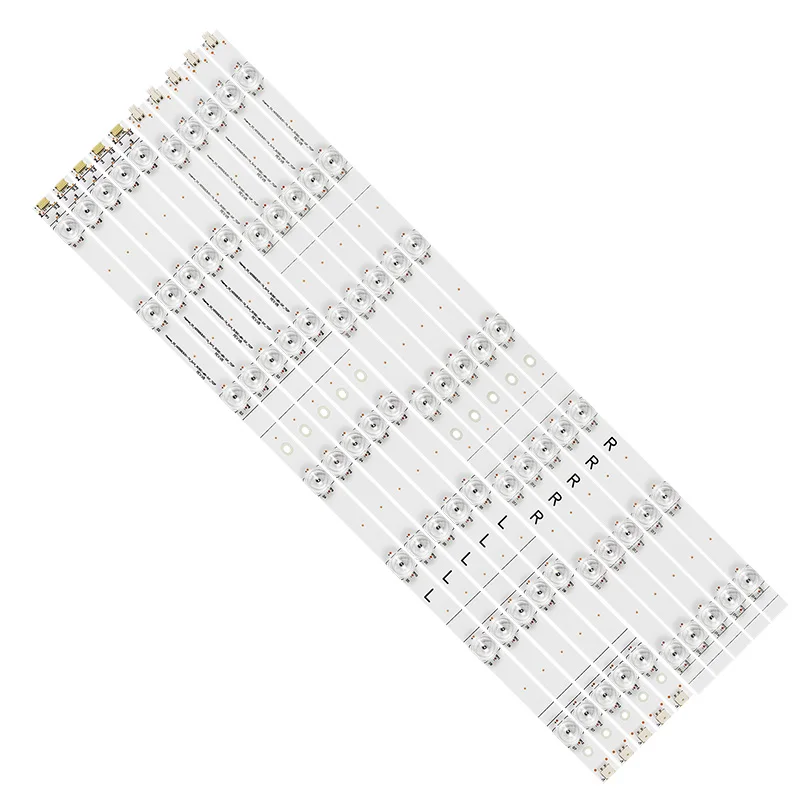 Kit 5pcs 14LED tira retroiluminação LED Para Hisense 55H8E 55H9E IC-A-CNDN55D975 H55A6500 55_HD550S3U51-TA_5X14_3030C 55HS68U 55HS6