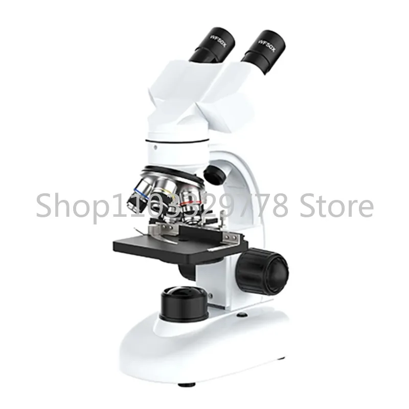 Zoom 6000X-20000X Biological HD Microscope Digital LED Lab Compound Microscope with Wide-Field 10X and 50X Eyepieces for Lab