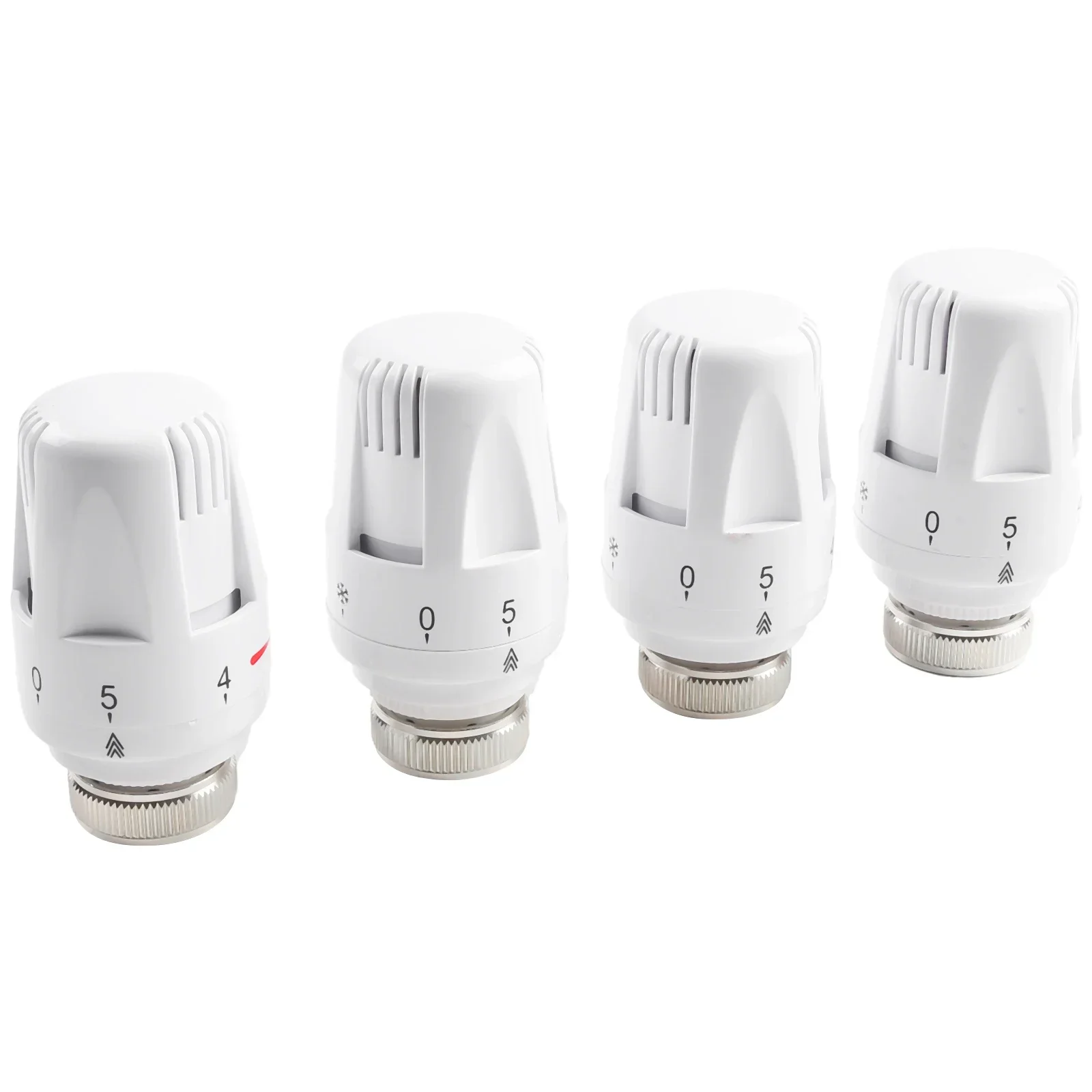 4pcs Thermostatic Head M30x1.5 Thermostatic Radiators Valve Heating Anti-Freeze Protection Home Temperature Control Accessories