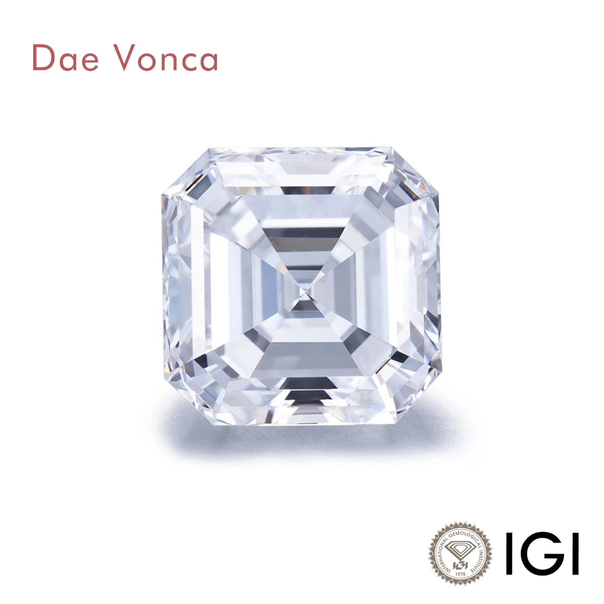 Asscher Cut White Real Lab Grown Diamonds CVD HPHT Asscher Cut Loose Diamonds Stones For Jewelry Making IGI Certified