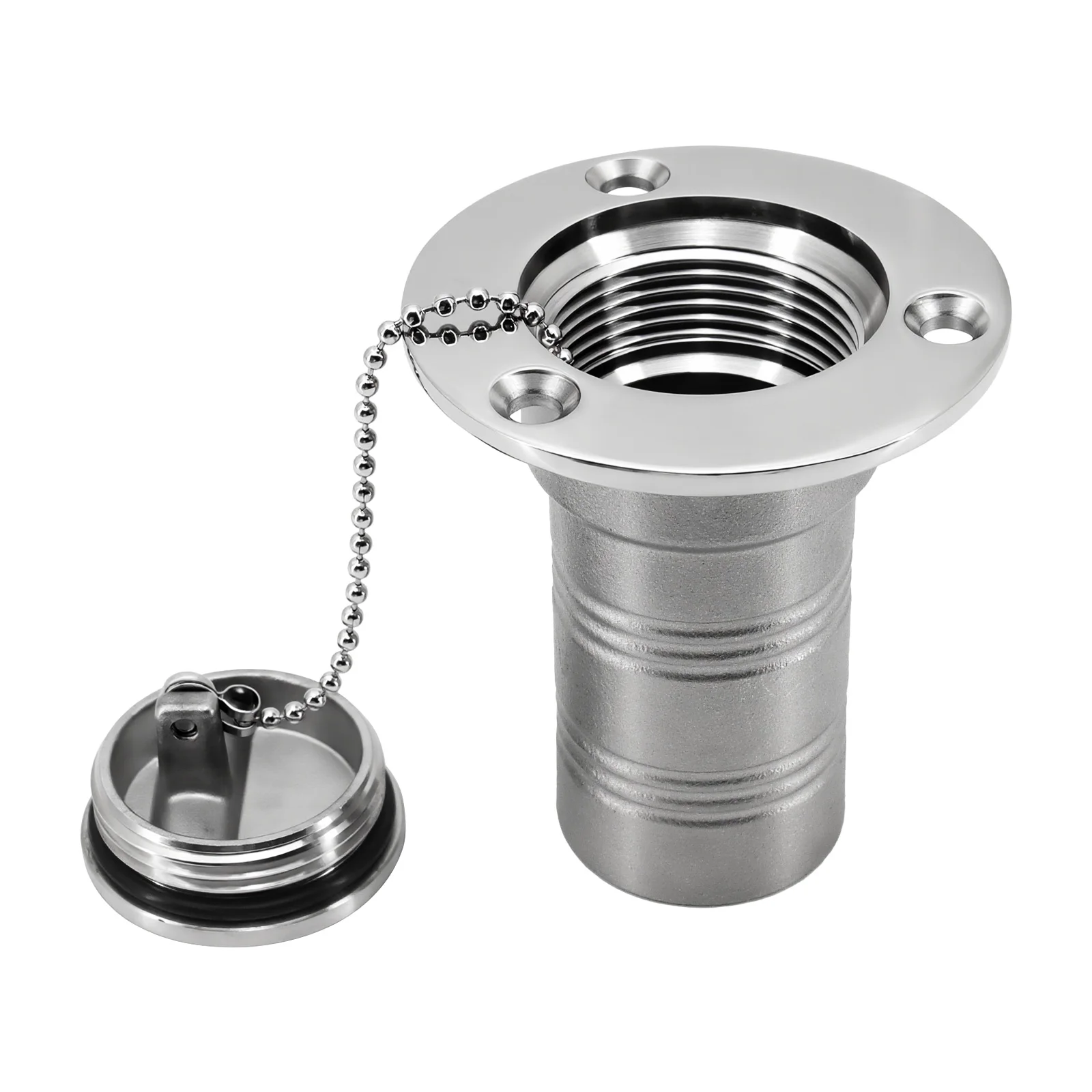38mm/50mm Edelstahl-Deckfüllkappe für Kraftstoff, Diesel, Gas, Abwasser, Deckfüllkappen für Marine-Bootszubehör – Detail 6