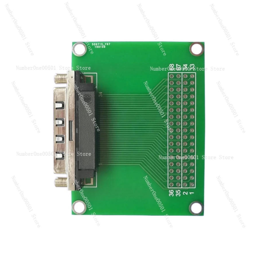 

VHDCI 68 Small SCSI 68 Female, Клеммная колодка с винтами