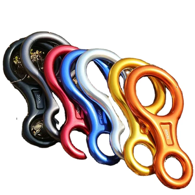 

Mountaineering Downhill Cable Drop Rope Drop Rock Climbing Equipment Eight-character Ring Descender