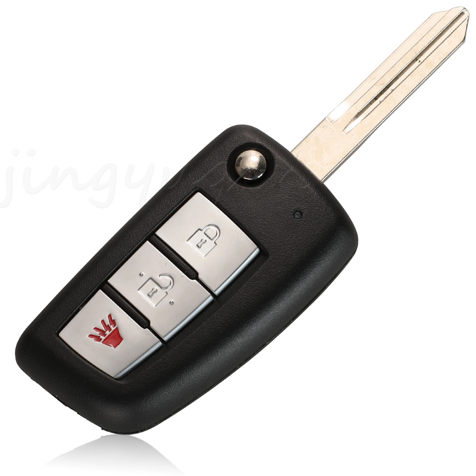 Jingyuqin CWTWB1G767 Flip Auto Fernbedienung Schlüssel Fob 2/3 Tasten 433 MHz 4A PCF7952E Chip Für Nissan Rogue 2014 2015 2016 2017 2018