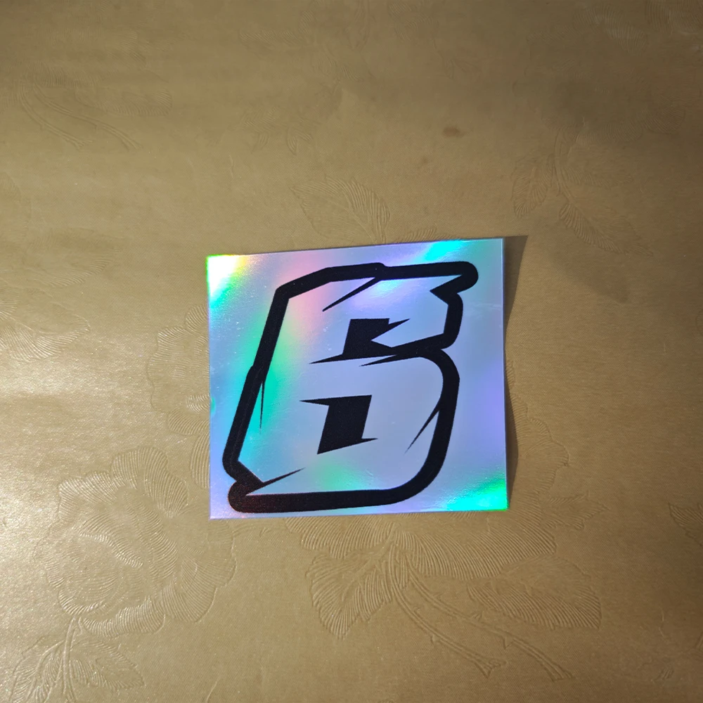 1PC Laser Anzahl Motorrad Aufkleber Wasserdichte Motorrad Kraftstoff Tank Elektrische Roller Fahrrad Dekoration Langlebig DIY Aufkleber