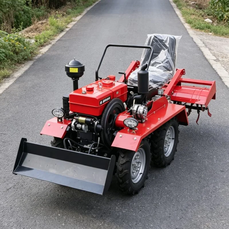 

Customized 4WD High‑Power Wheeled Tractor, Four‑Wheel Rotary Tiller, High‑Efficiency Four‑Wheel Farm Cultivator