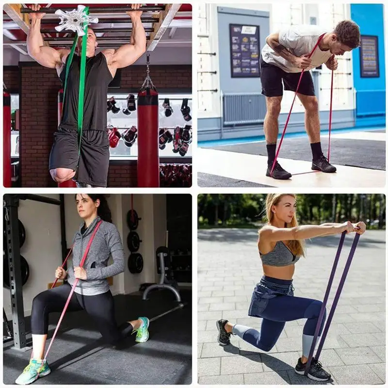 

Fitness Elastic Band Pull-Up Resistance Band Strength Training Elastic Rope Yoga Stretch Auxiliary Pull Band