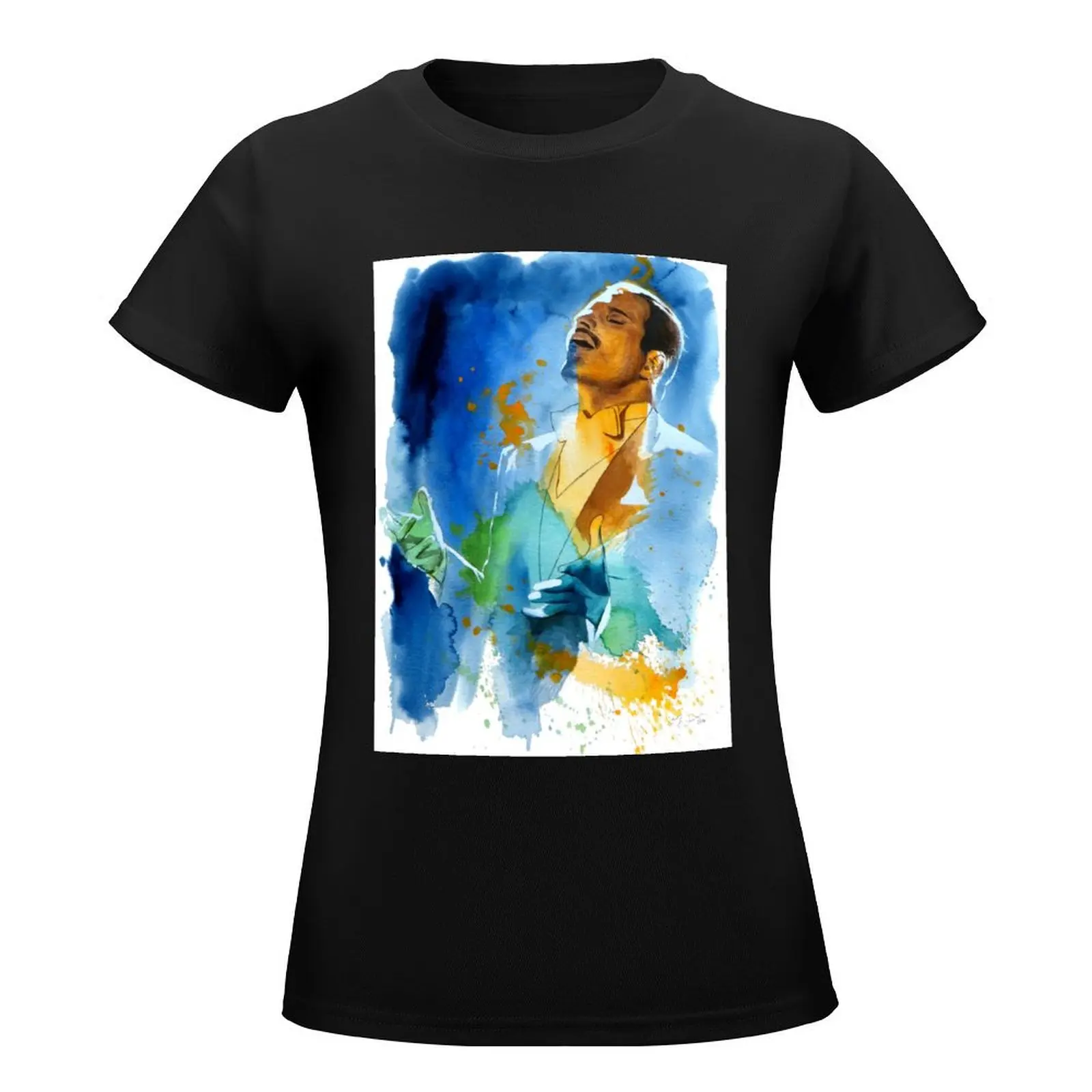 The power of color - Who wants to live forever T-Shirt anime clothes summer top vintage clothes Woman fashion