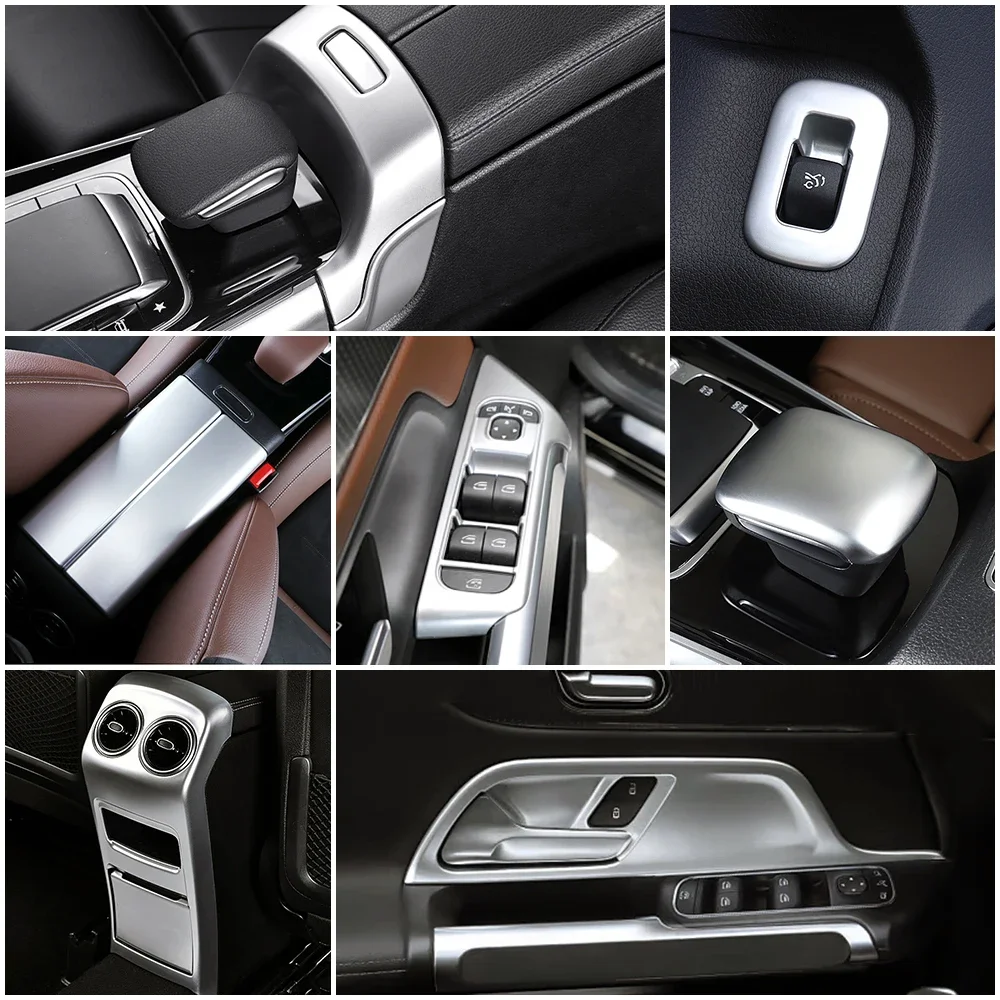 For Mercedes Benz GLB Class X247 GLB220 GLB250 2022 Car Interior Center Console Part Refit Trim Protect Sticker Anti Scratch