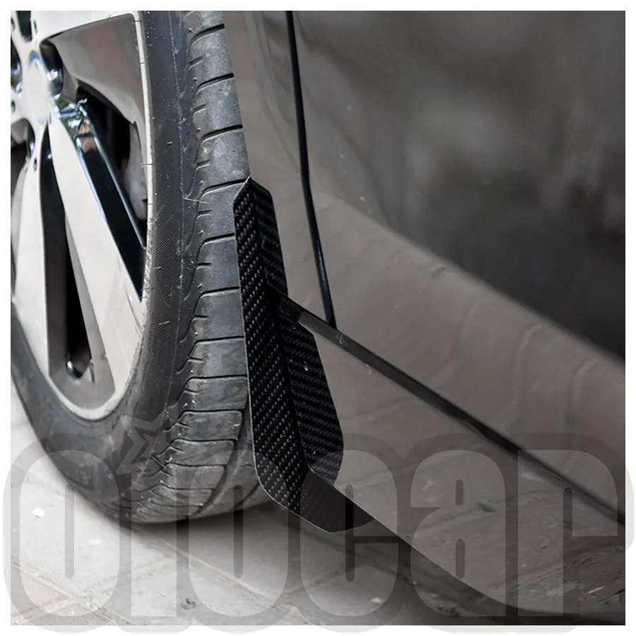 

OiOMOTORS Dry Carbon Fiber Front Splash Guards Arch Guards Mud Flaps for BMW I01 i3 i3S 2013~2022