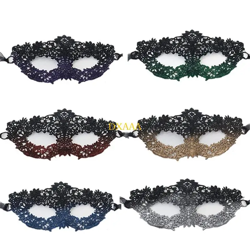 

DXAA Party Mask Masquerades Mask Venetians Mask Half Face Mask Women Lace Eye Mask