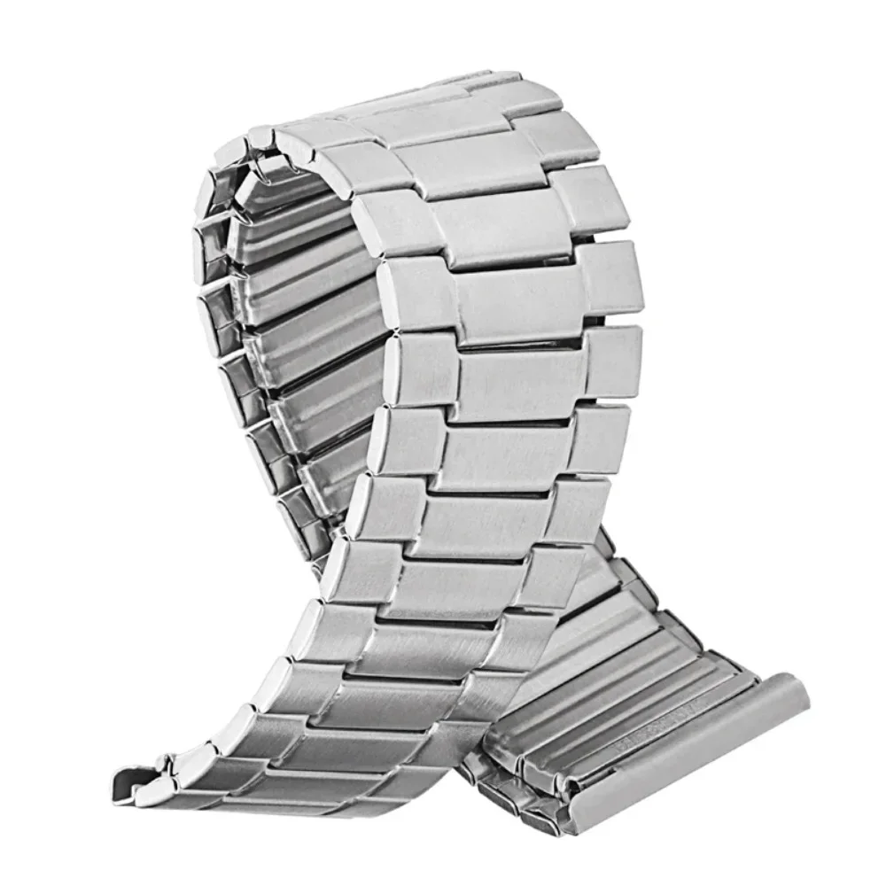 Elastic Stainless Steel Straps 22mm for Seiko for Huawei for Omega Metal Watch Band Quick Release Men Women Universal Bracelet