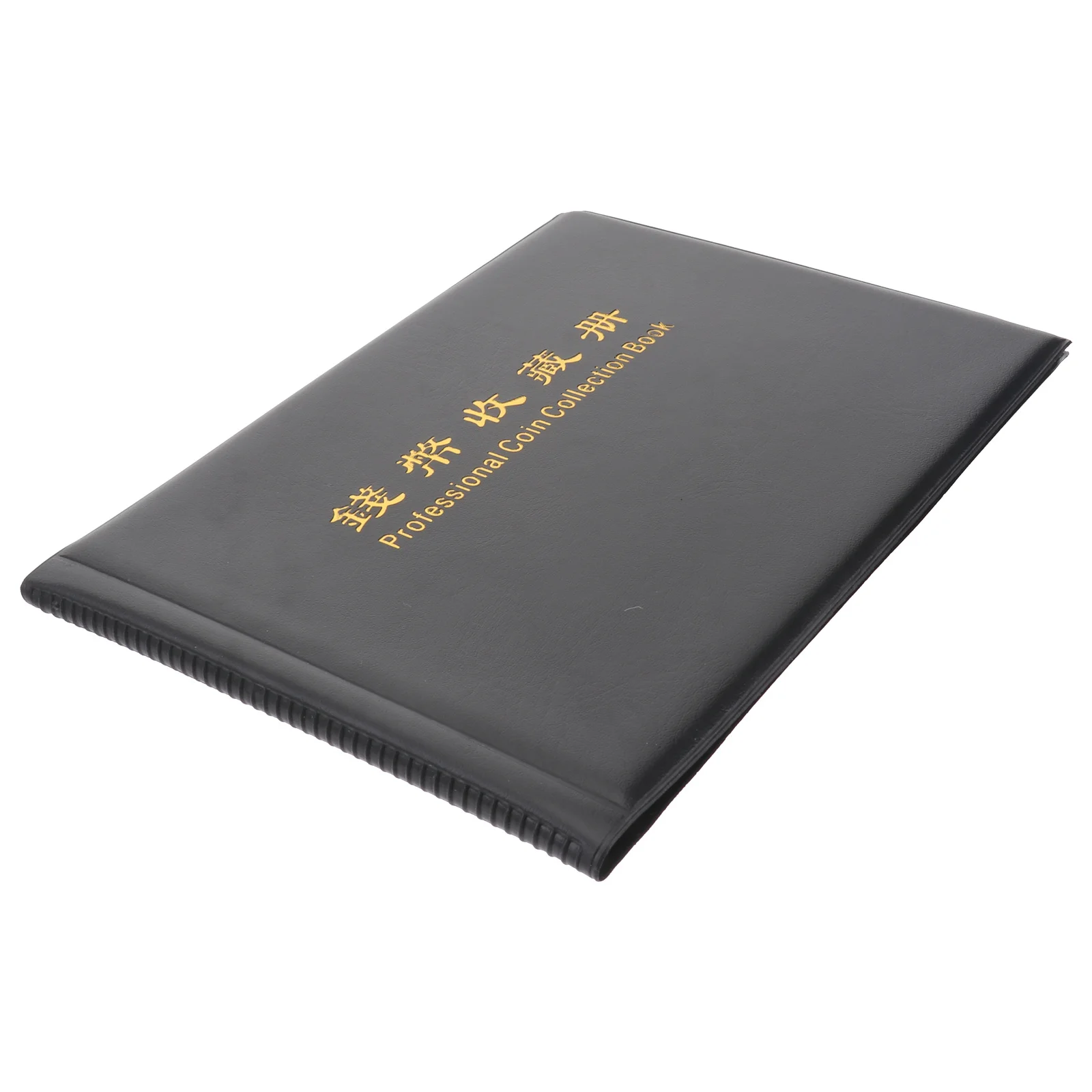 240 Coin Collectors Album Portable Black Coin Collection Book Transparent Pocket Holder Storage Display Suitable for Caps Tokens