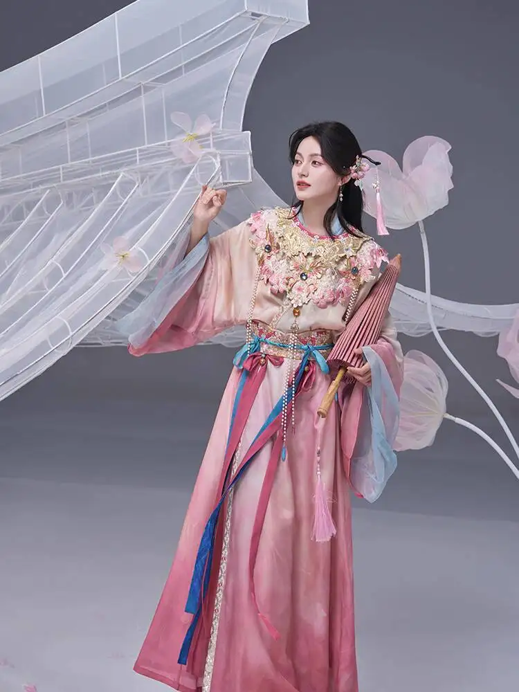 

New Hanfu Women Time Raiders The Lost Tomb Xie Yuchen Heavy Industry Cloud Shoulder Fiesta Carnival Halloween Cos Cosplay