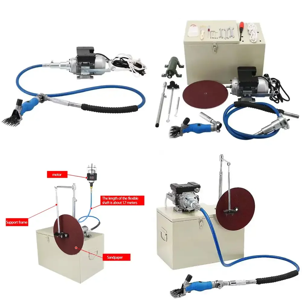 Electric Wool Shears for Sheep Shearing with Flexible Shaft High Power Electric Clippers for Livestock Grooming and Blade
