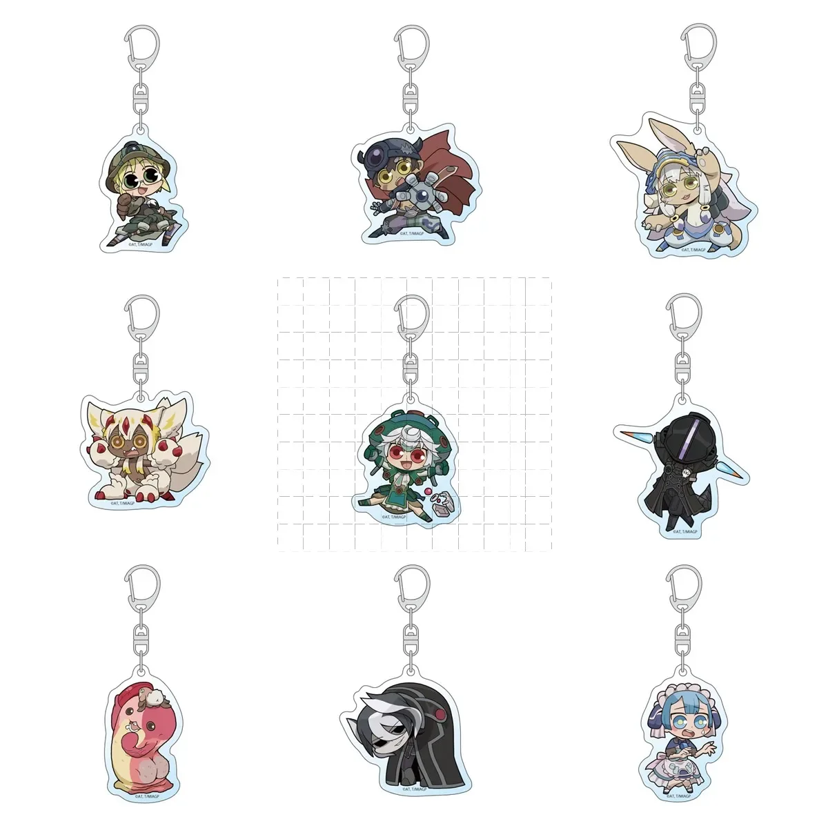 Аниме Irumyuui Faputa Riko Belaf Nanachi брелок кукла игра Wazukyan Vueko акриловый брелок кулон для подарка