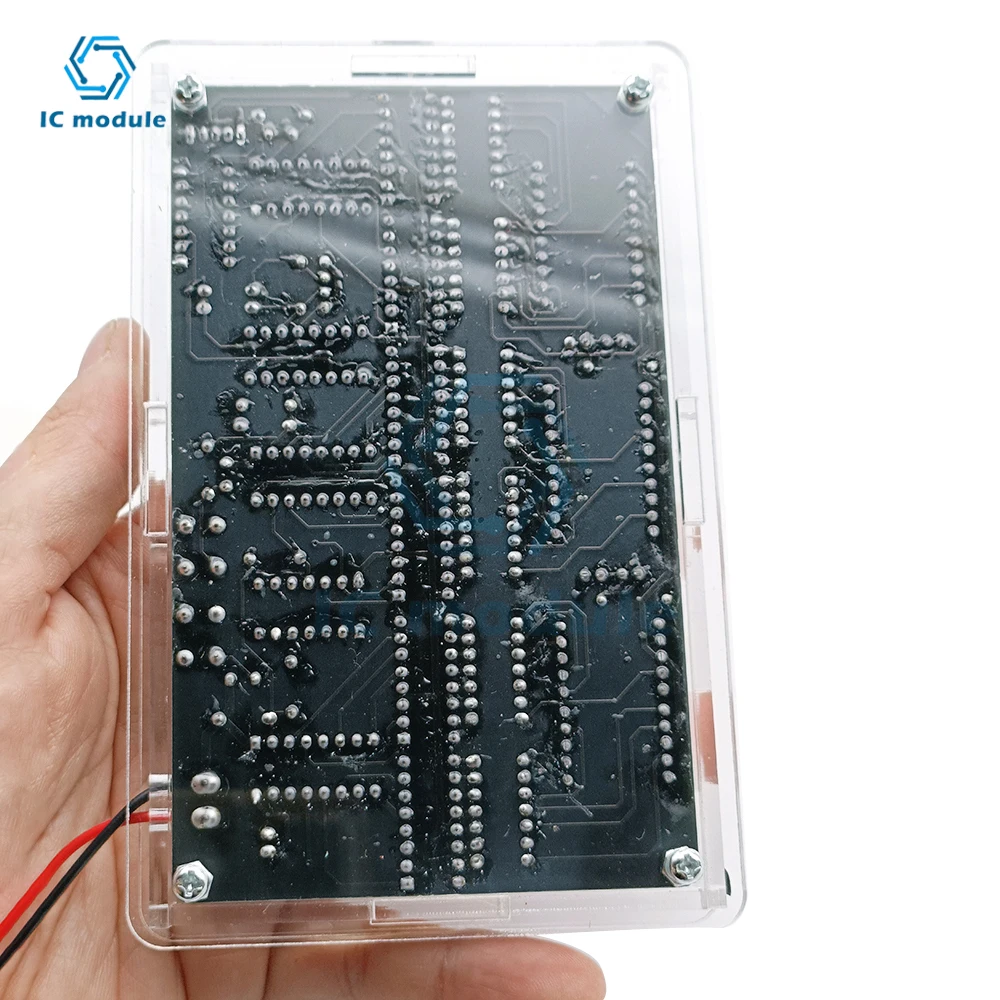 Imagem -03 - Auto Display Tempo Despertador Kit Faça Você Mesmo Solda Prática Kit para Estudantes e Diyers Dígitos Faça Você Mesmo Dc4.5v5.5v