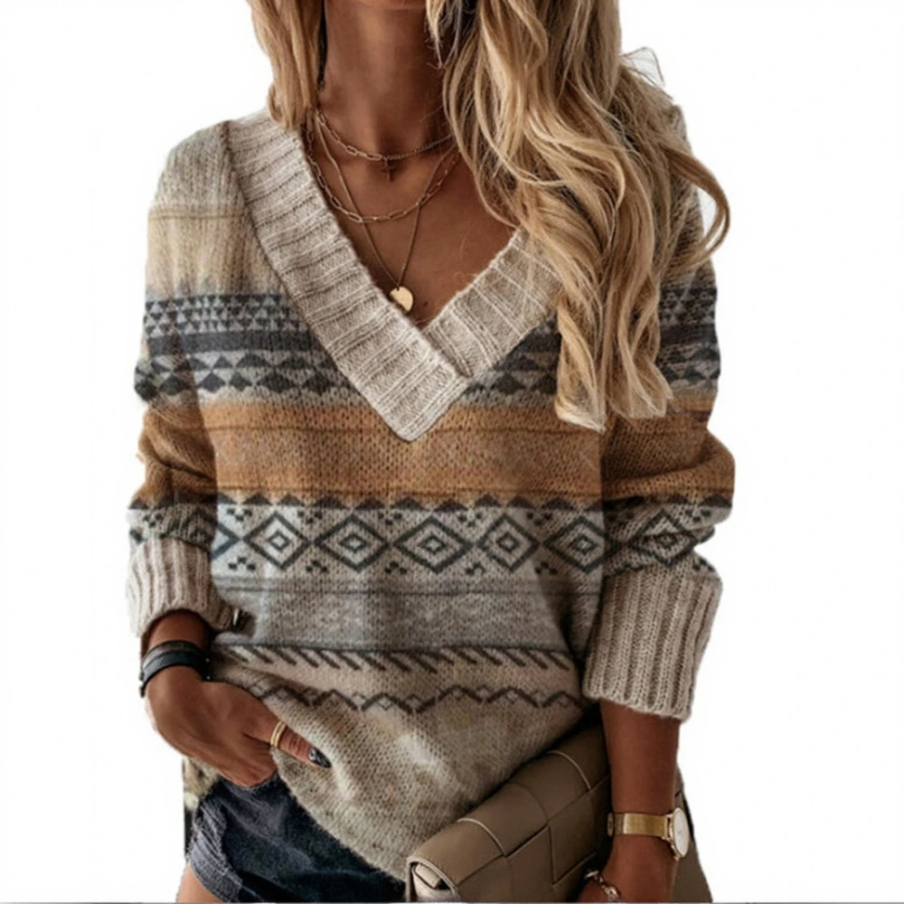 

Свитер с длинными рукавами и круглым вырезом в деловом стиле, облегающий дизайн, прямой рукав, без украшения, модный женский топ