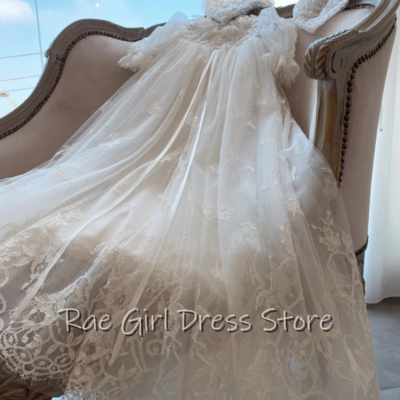robe-de-bapteme-vintage-en-dentelle-ivoire-manches-courtes-bouffantes-a-volants-coupe-trapeze-longueur-complete-pour-nouveau-ne-mariage-ceremonie-religieuse-personnalisable