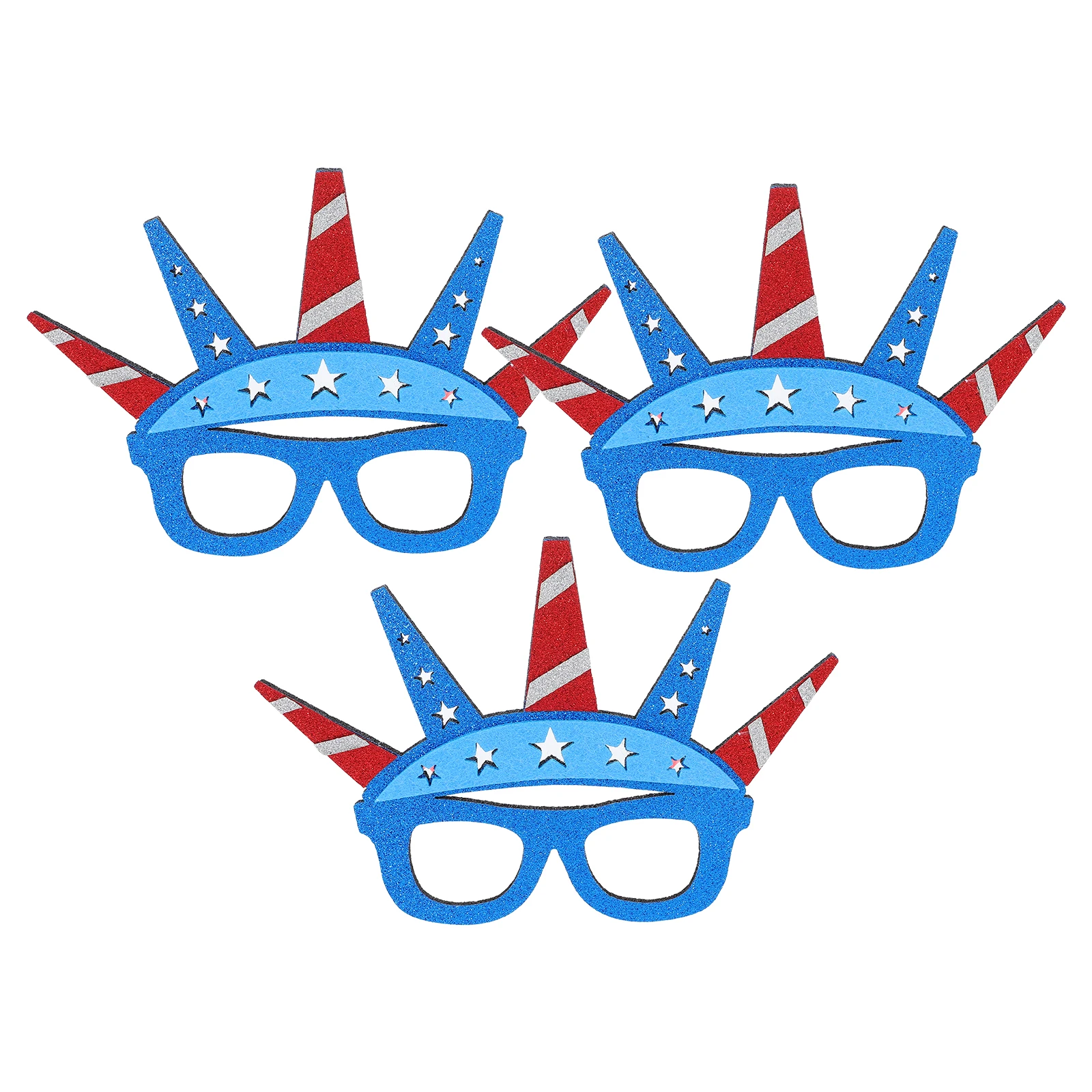 

3 Pcs Independence Day Glasses Sunglasses Carnival Citizenship Party Decorations