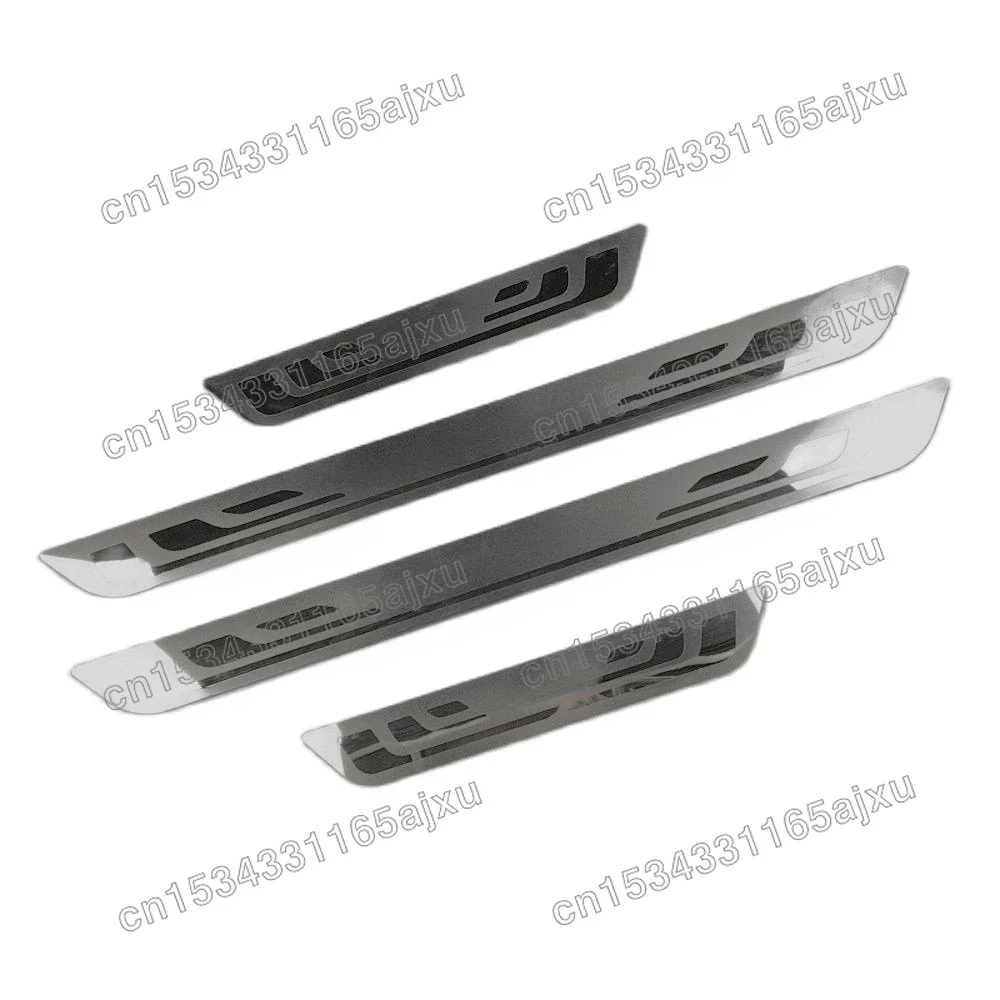 Stainless Steel Threshold Door Sill Scuff Plate Cover Trim Welcome Pedal Guard Accessories For SEAT LEON ARONA ATECA IBIZA FR