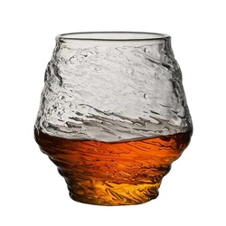 350ml Creative Water Cup Japanese Style Whiskey Glass Retro Hazy Hammer Wine Tumbler Drinking Cup XO Cognac Brandy Whisky Mug