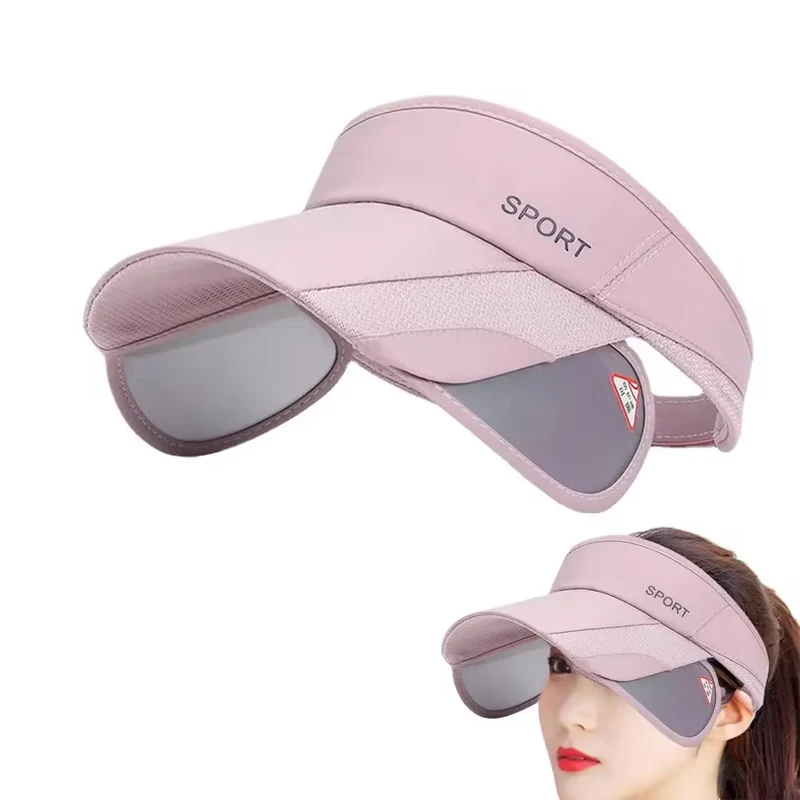 Nieuwe Zomer Outdoor Sport Casual Sport Lege Cap Heren Vissen Verbrede Uittrekbare Rand Zonnescherm Zonbescherming Hoed Dames
