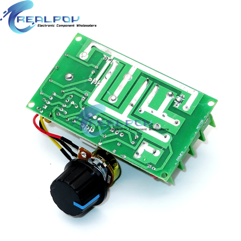 DC 10-60V DC motor speed regulator 12V 24V 36V 48V High power drive module PWM Motor speed controller 20A current regulator