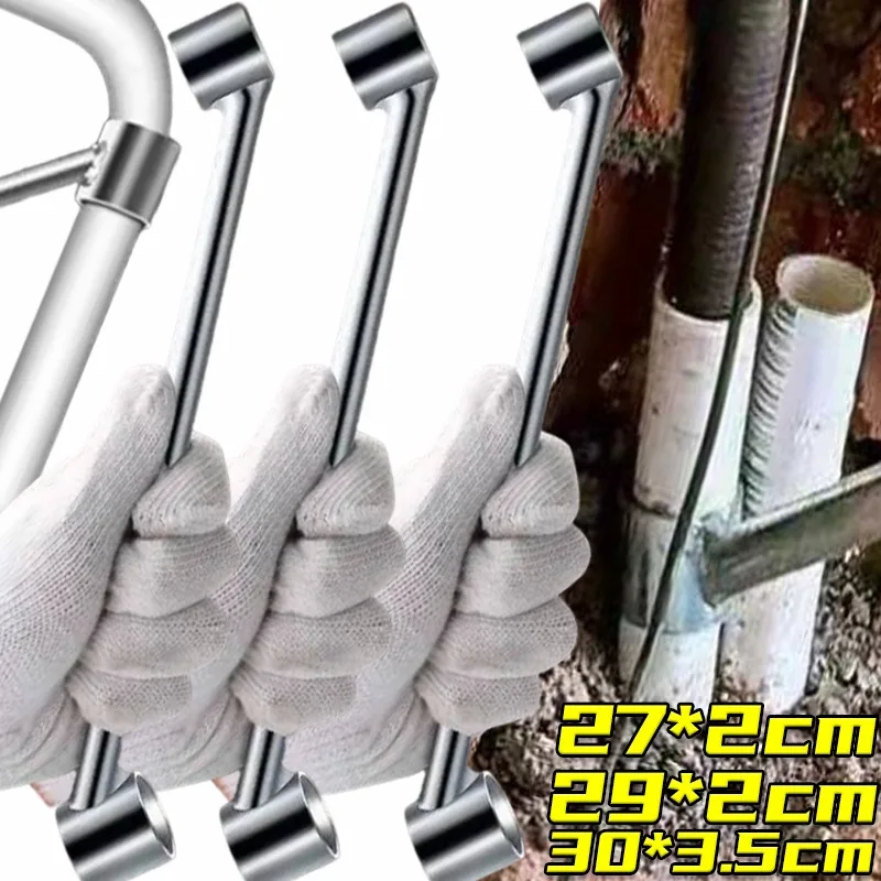 

Гибочный станок для водопроводных труб из ПВХ с двойной головкой, нержавеющий трубогиб, трудосберегающий сантехнический инструмент, пластиковый трубогиб для сварки труб, ручные инструменты