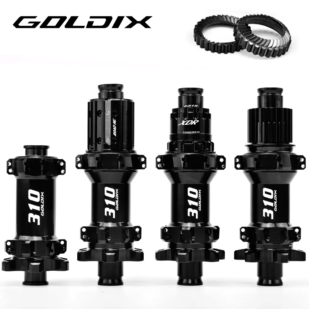 

GOLDIX R310 24H Road Bike Hub New 36T Spiral Ratchet 6 Bolt Disc Brake 135x10mm 142x12mm HG/XD/MS Hub Body for SHIMANO/SRAM