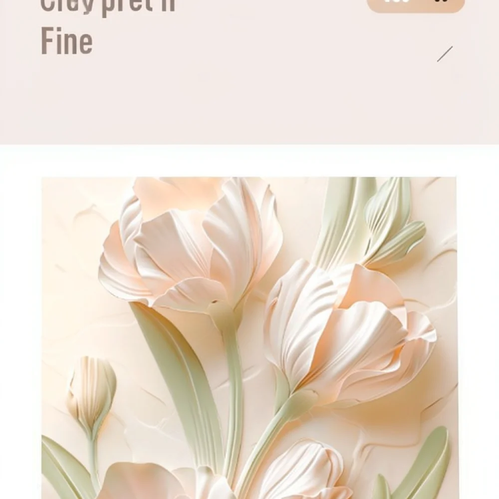 Minimalist Butterfly Floral Canvas Print Creamy Style Wall Art Elegant Decorative Painting For Hallway Home Decor