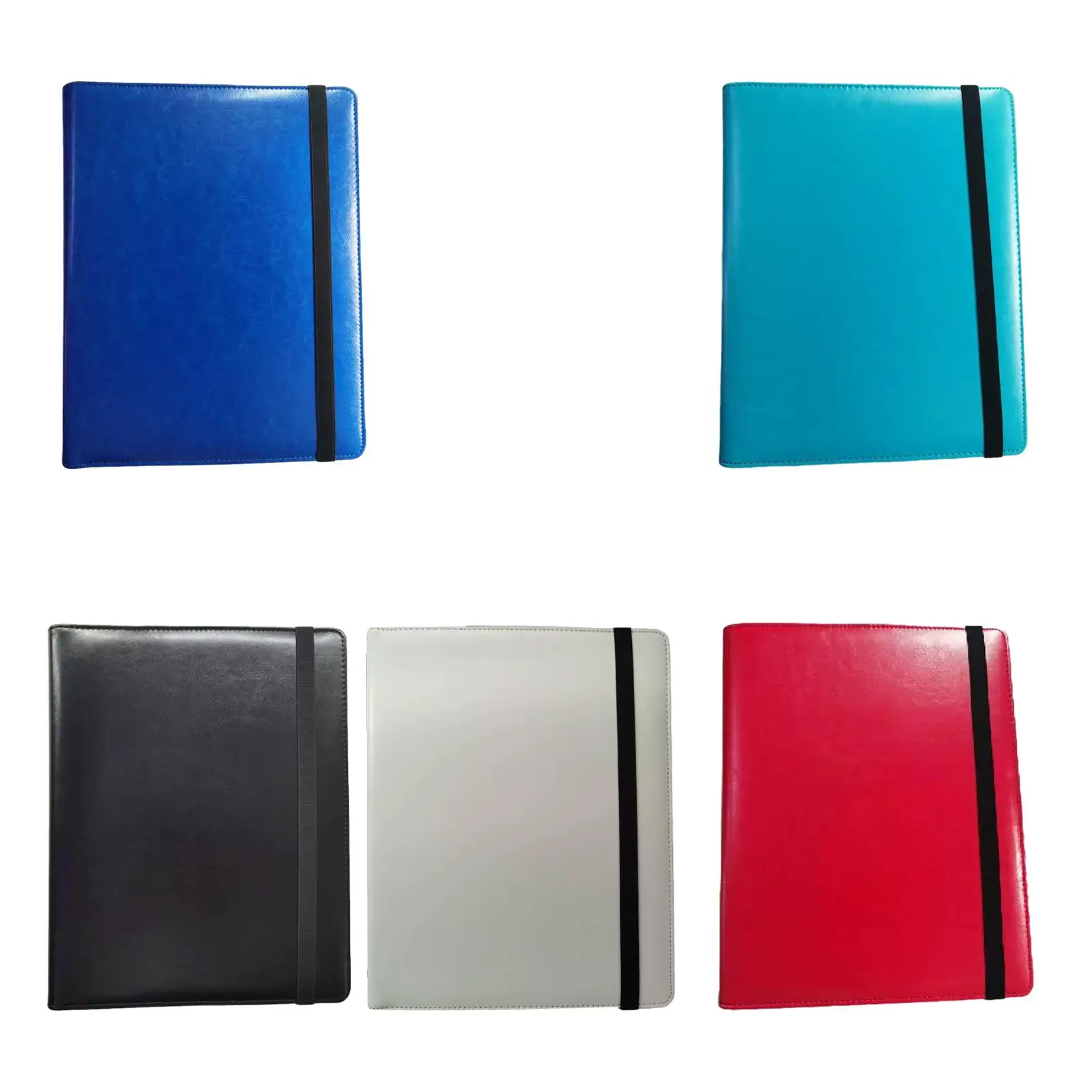 Trading Card Carrying Binder Pocket Binder Album 24.5x30.5cm PU Leather Card
