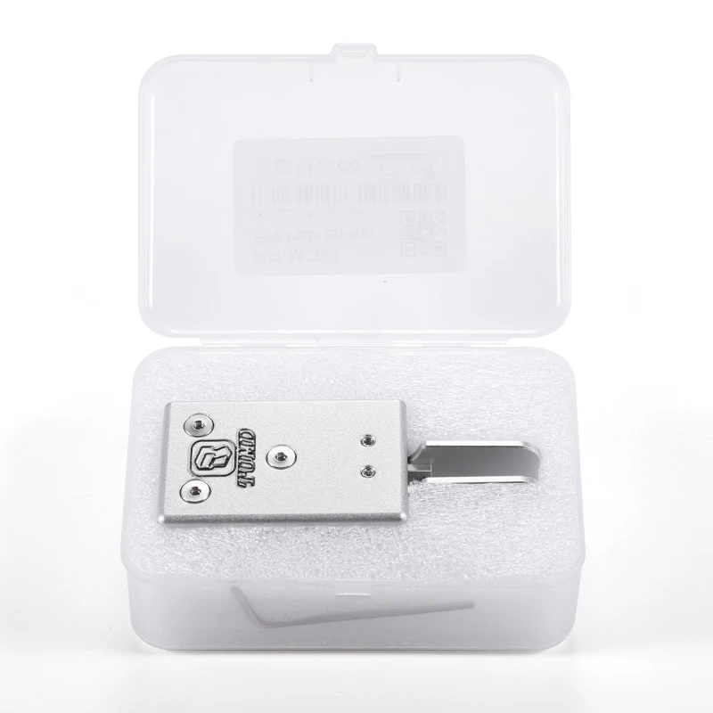 Handheld Stainless Steel CW Morse Key Portable Telegraph Key  Double Paddle