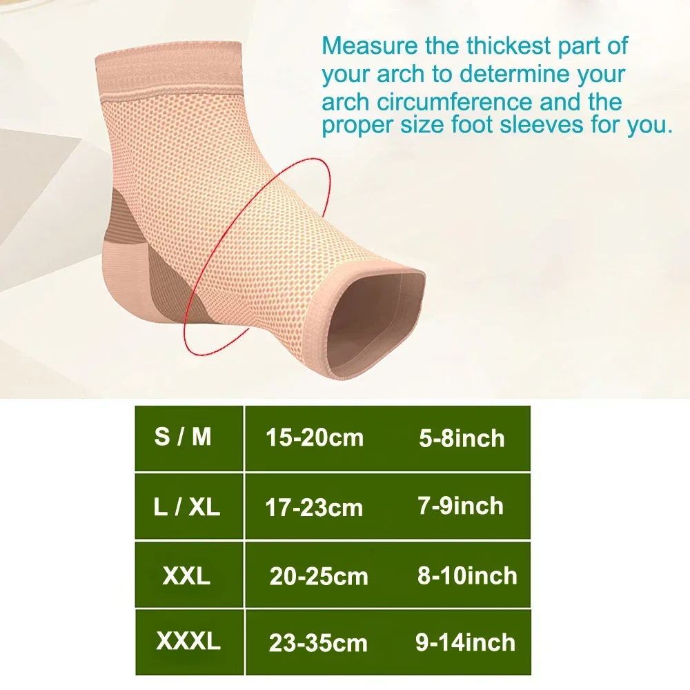 1Pair Neuropathy Socks for Men Women,Soothe Compression Socks for Neuropathy Pain, Ankle Brace Plantar Fasciitis Swelling Relief