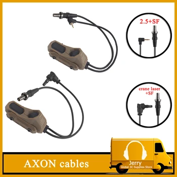 AXÔNIO-Interruptor de Pressão Remoto Em Linha Dupla Função, Botão Laser PEQ NGAL, Plugs Guindaste, Acessórios Lanterna Tática, SF 2.5