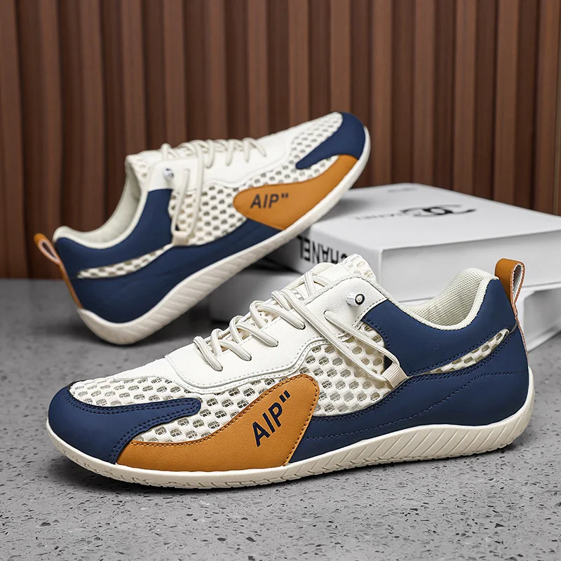 

SMVP большие дышащие туфли с низким верхом, туфли-бобы с сетчатым верхом, повседневная обувь